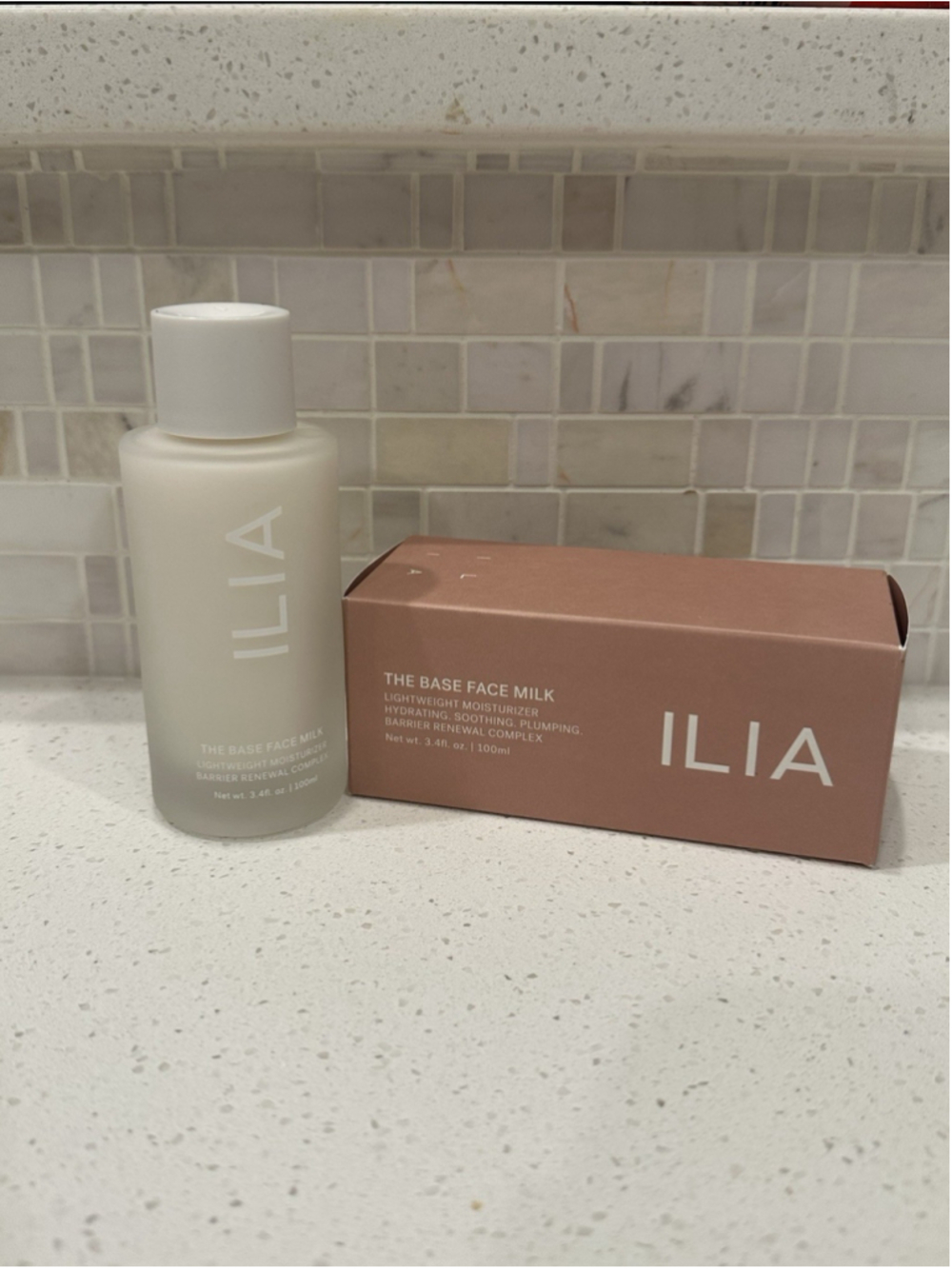 ILIA THE BASE FACE MILK Lightweight Moisturizer - 3.4oz | NEW